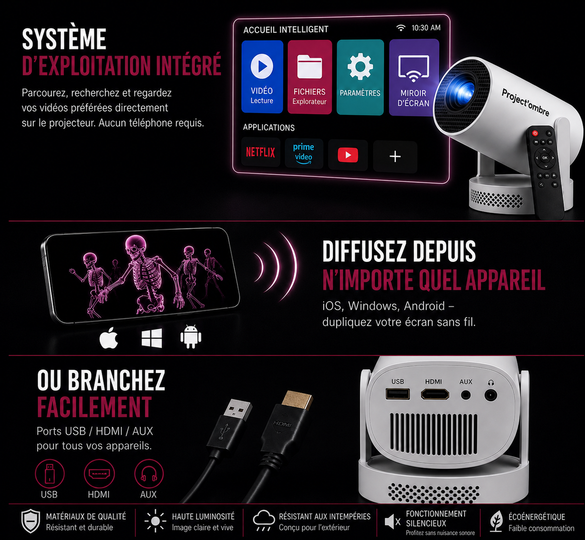 Projecteur Portable